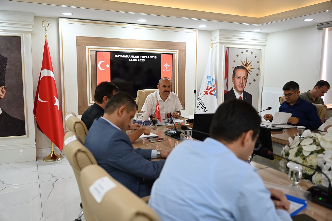 Temmuz Ayı Kaymakamlar Toplantısı Valimiz Başkanlığında Gerçekleştirildi
