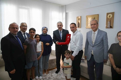 Vali Ayyıldız'dan 15 Temmuz Gazilerine Ziyaret