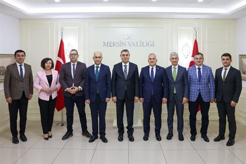 VALİMİZ SAYIN ATİLLA TOROS, İÇİŞLERİ BAKANLIĞI SİVİL TOPLUMLA İLİŞKİLER GENEL MÜDÜR YARDIMCISI AHMET TÜRKÖZ VE BERABERİNDEKİ HEYET İLE GÖRÜŞTÜ
