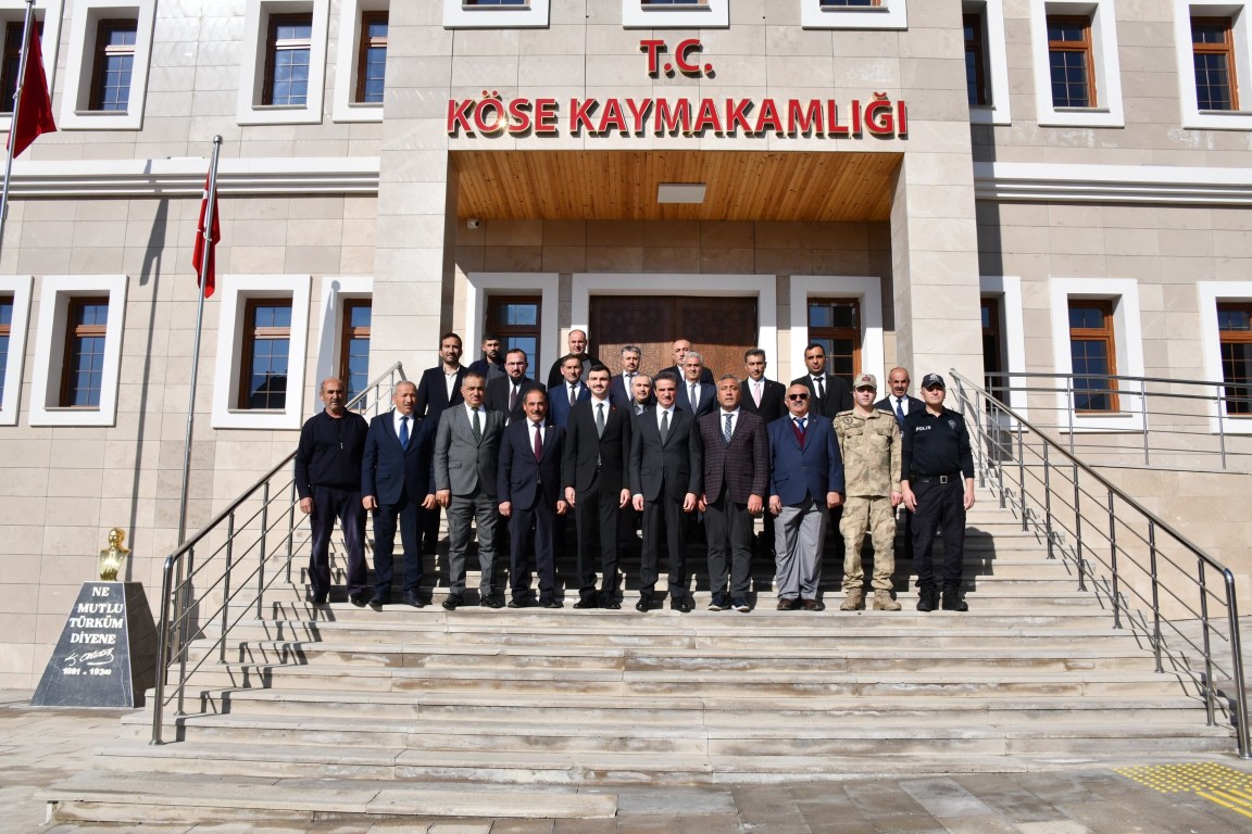 Valimiz Aydın Baruş Yapımı Tamamlanan Köse Hükümet Konağı’nı Ziyaret Etti
