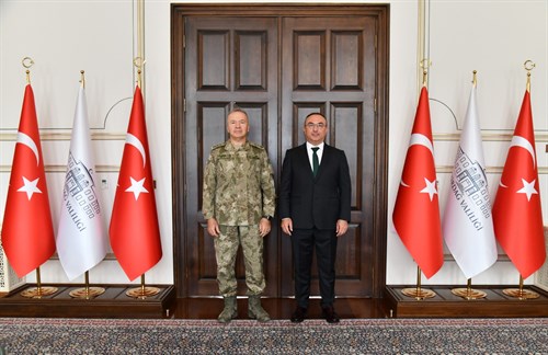 2. Kolordu Komutanı Özeren Vali Soytürk’ü Ziyaret Etti
