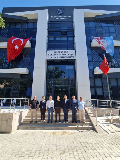 Vali Turan, Lüleburgaz Sokullu Mehmet Paşa İlçe Halk Kütüphanesi inşaatını yerinde inceledi…
