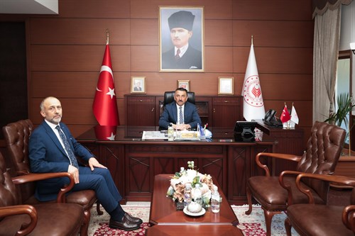 Vali Osman Hacıbektaşoğlu, Zonguldak TSO Başkanı Metin Demir’i Kabul Etti