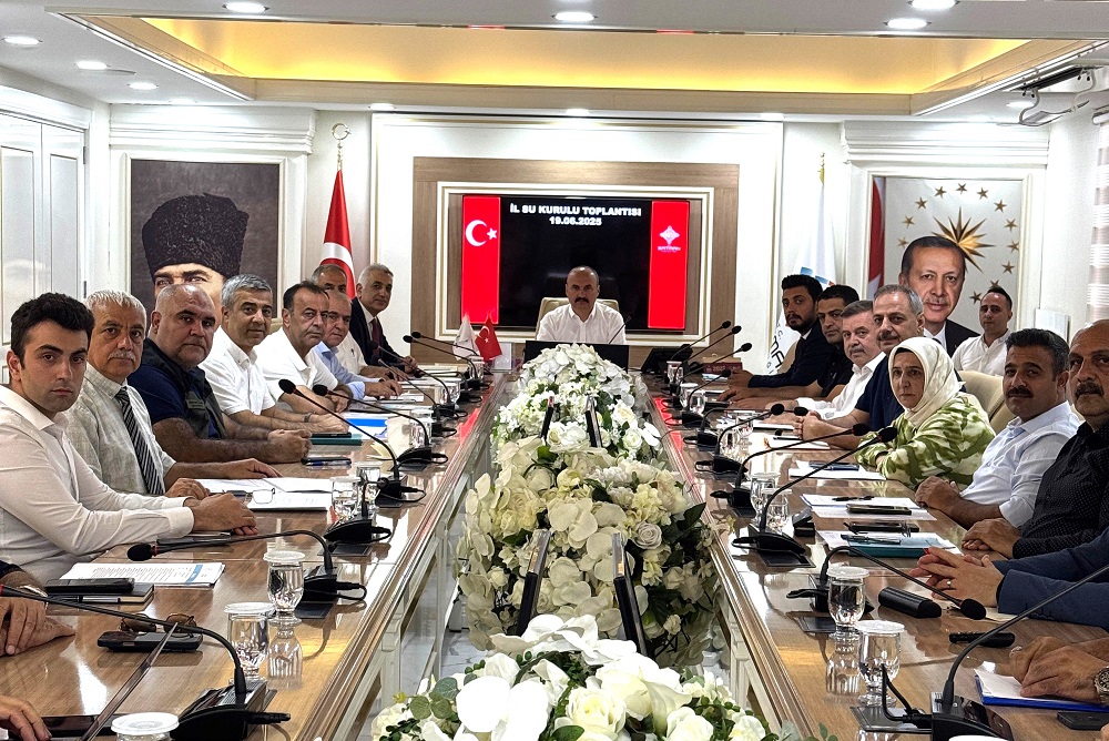 İl Su Kurulu Toplantısı, Valimiz Ekrem Canalp Başkanlığında Gerçekleştirildi