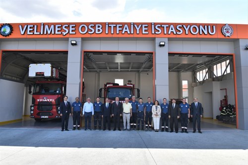 Vali Soytürk Velimeşe OSB İtfaiye İstasyonu’nu Ziyaret Etti