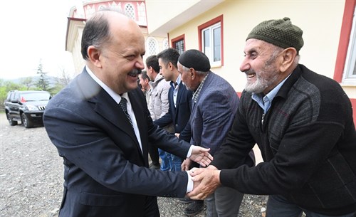 Valimizin köy ziyaretleri devam ediyor