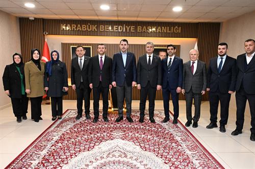 Bakanımız Sayın Murat Kurum, Karabük Belediyesini Ziyaret Etti