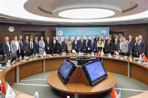 VALİMİZ SAYIN ATİLLA TOROS, MERSİN EKONOMİ ZİRVESİ BİLGİLENDİRME TOPLANTISINA KATILDI