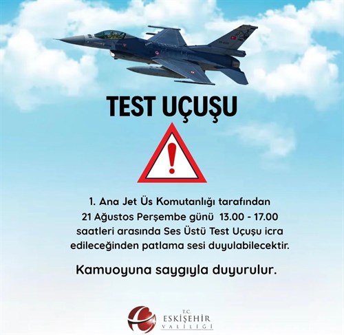 Test uçuşu hk.