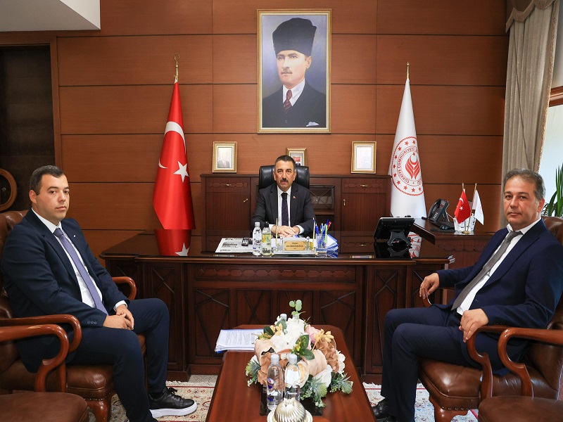 Vali Osman Hacıbektaşoğlu, Bakacakkadı Belediye Başkanı Oktay Albuz’u Kabul Etti