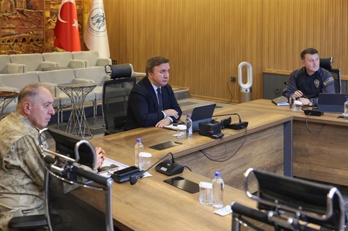 Valimiz Sayın Hamza Aydoğdu, VKS Toplantısına Katıldı.