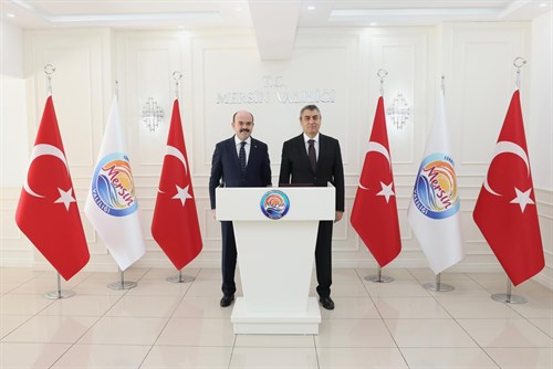 AİLE VE SOSYAL HİZMETLER BAKAN YARDIMCISI SAYIN ADİL ÇALIŞKAN, VALİMİZ SAYIN ATİLLA TOROS'U ZİYARET ETTİ