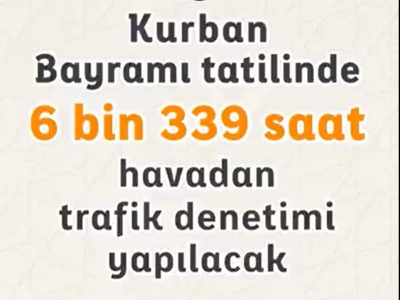 Trafik Denetimleri Havadan da Sürdürülüyor