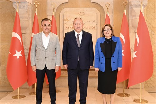 Gaziantep Valisi Sayın Kemal Çeber ve Gaziantep Büyükşehir Belediye Başkanı Sayın Fatma Şahin’den Valimiz Sayın Ali Fidan’a Ziyaret