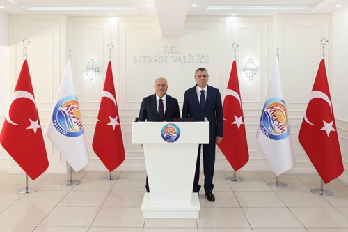 VALİMİZ SAYIN ATİLLA TOROS’U, AKSARAY VALİSİ SAYIN MEHMET ALİ KUMBUZOĞLU ZİYARET ETTİ