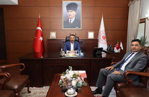 Zonguldak Valisi Osman Hacıbektaşoğlu, Alaplı Kaymakamı Selçuk Köksal’ı Kabul Etti