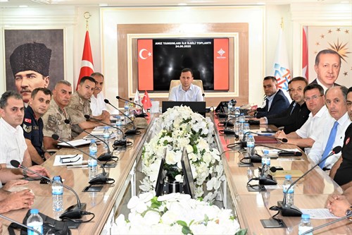 Anız Yangınları ile Mücadele Koordinasyon Kurulu Toplantısı Gerçekleştirildi