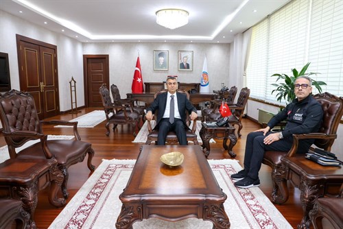 VALİMİZ SAYIN ATİLLA TOROS, İL AFET VE ACİL DURUM MÜDÜRLÜĞÜNE (AFAD) ATANAN ALPARSLAN YENİTÜRK İLE GÖRÜŞTÜ
