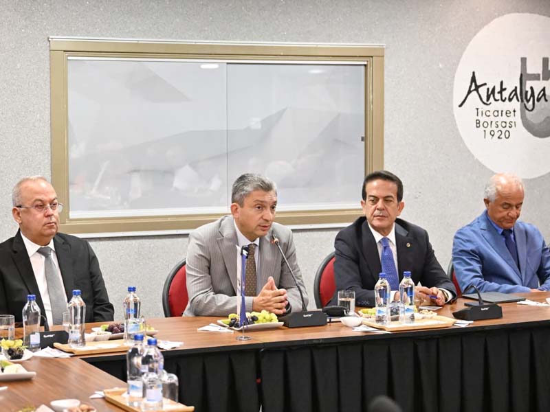 Antalya Valisi Hulusi Şahin Atb’nin Konuğu Oldu