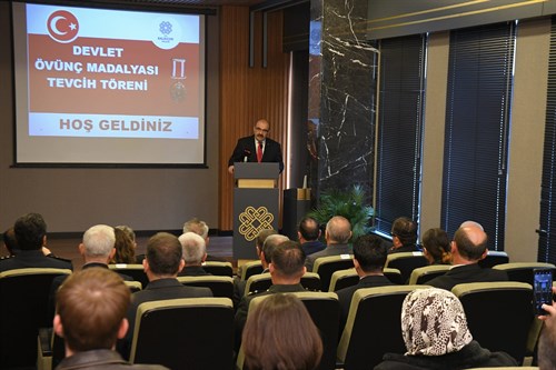 Devlet Övünç Madalyaları Düzenlenen Törenle Tevcih Edildi