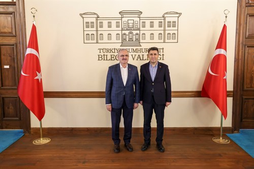İÇİŞLERİ BAKAN YARDIMCIMIZ SAYIN MÜNİR KARALOĞLU, VALİMİZ SAYIN ŞEFİK AYGÖL’Ü MAKAMINDA ZİYARET ETTİ
