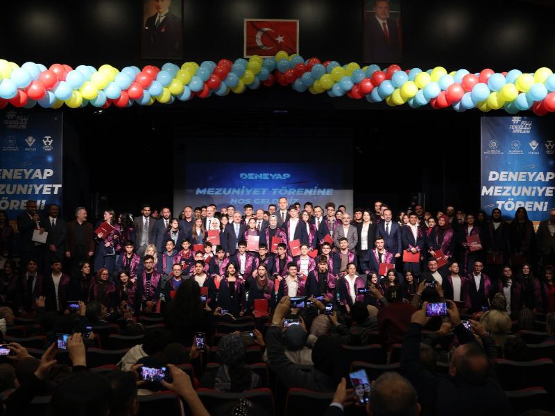 DENEYAP Teknoloji Atölyeleri Mezuniyet Töreni Gerçekleştirildi