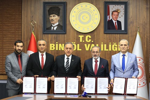 Bingöl Üniversitesi ve Organize Sanayi Bölgesi Arasında İş Birliği Protokolü İmzalandı.