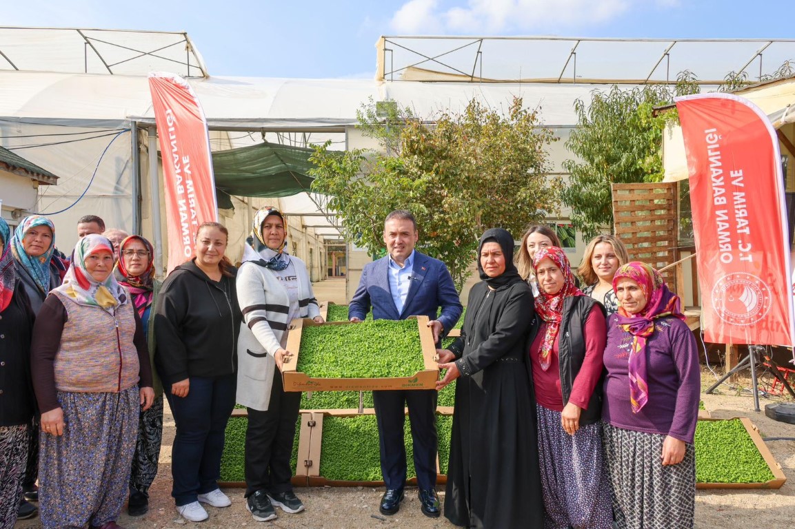 VALİMİZ SAYIN FAİK OKTAY SÖZER, ÖRTÜ ALTI ÜRETİCİLERİNE MARUL FİDESİ DAĞITIM PROGRAMINA KATILDI
