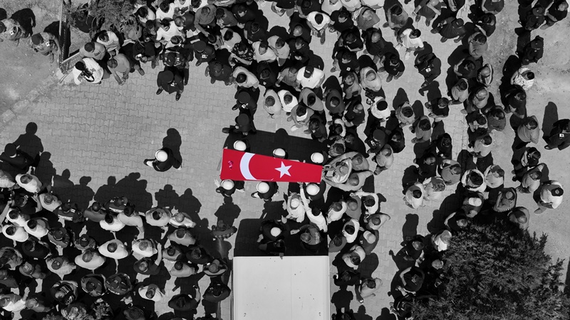 Kahraman Şehidimiz Piyade Uzman Çavuş Enver YAMAN, Son Yolculuğuna Uğurlandı