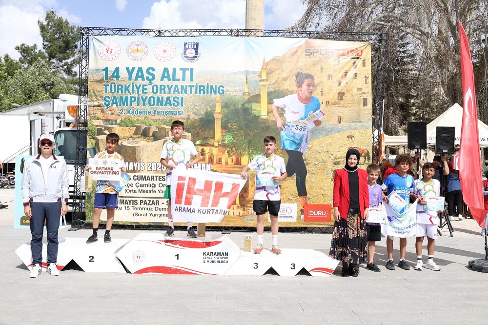 Nefesleri Kesen Oryantiring Yarışmalarında Dereceye Giren Sporcular ödüllendirildi 