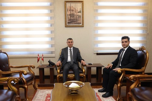 VALİMİZ SAYIN ATİLLA TOROS, GÜLNAR KAYMAKAMLIĞINA ATANAN KAYMAKAM İSMAİL ŞANAL İLE GÖRÜŞTÜ