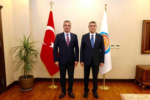VALİMİZ SAYIN ATİLLA TOROS, TÜRKİYE ÇEVRE AJANSI BAŞKANI PROF. DR. FERHAT PİRİNÇÇİ İLE GÖRÜŞTÜ