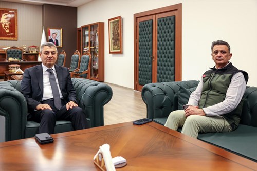 VALİMİZ SAYIN ATİLLA TOROS, ORMAN BÖLGE MÜDÜRÜ RİFAT ATAŞ’I ZİYARET ETTİ