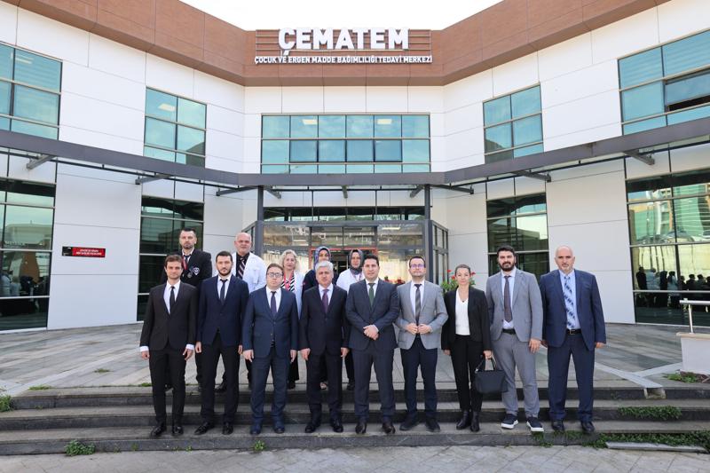 Vali Doğan AMATEM ve ÇEMATEM'i ziyaret etti.