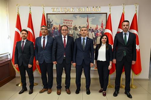 Vali Dr. Naci Aktaş, Sosyal Güvenlik Haftası Dolayısıyla SGK Heyetini Kabul Etti