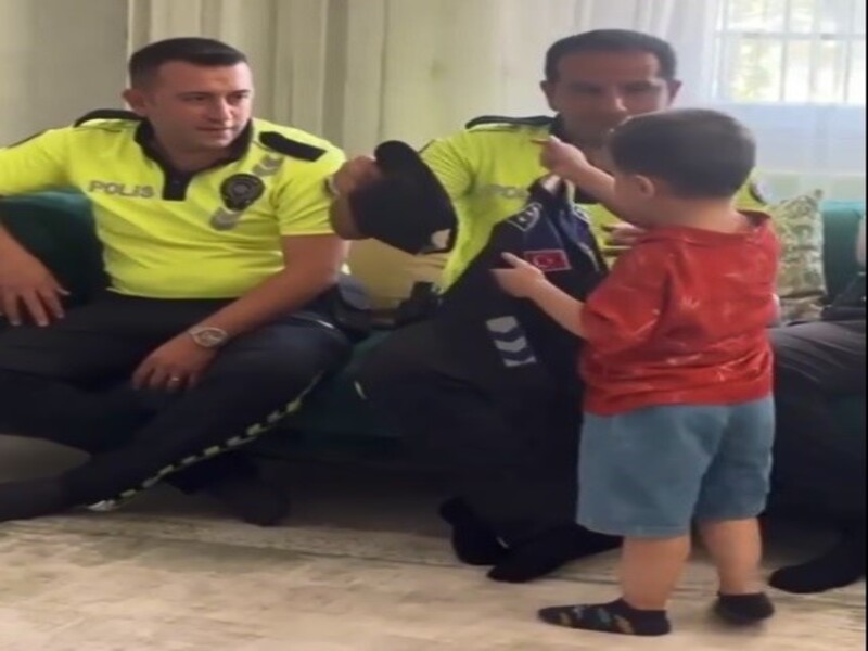 Muğla'da 4 Yaşındaki DMD Hastası Göktuğ'un Polislik Hayali, Bir Günlüğüne Gerçek Oldu