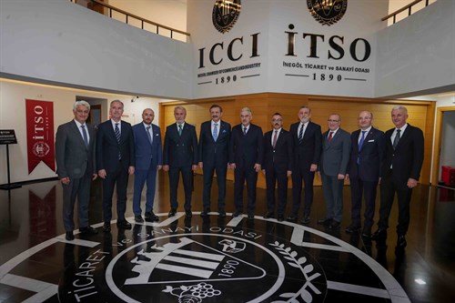 Vali Ayyıldız ve TOBB Başkanı Hisarcıklıoğlu'ndan  İnegöl Ticaret ve Sanayi Odası'na Ziyaret