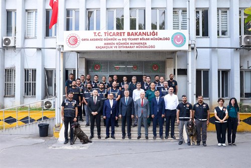 VALİMİZ SAYIN ATİLLA TOROS, MERSİN GÜMRÜK MUHAFAZA, KAÇAKÇILIK VE İSTİHBARAT MÜDÜRLÜĞÜ’NÜ ZİYARET ETTİ