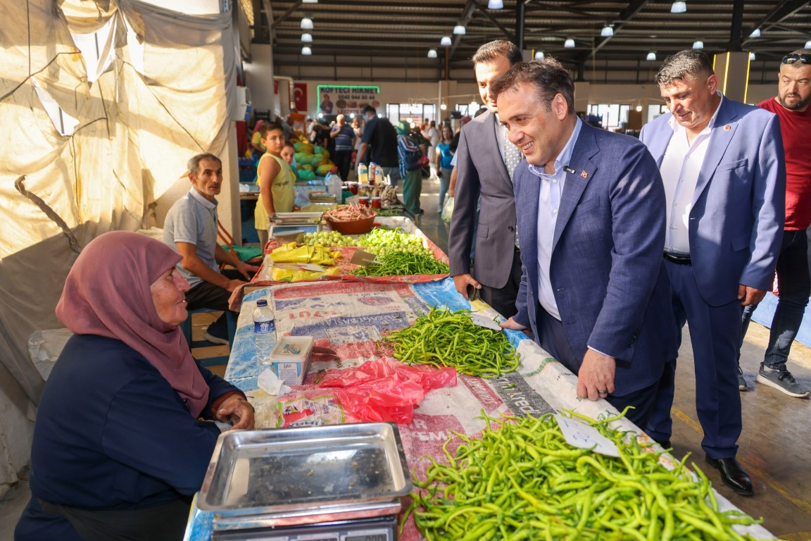VALİMİZ SAYIN FAİK OKTAY SÖZER, SÖĞÜT PERŞEMBE PAZARI’NI ZİYARET ETTİ