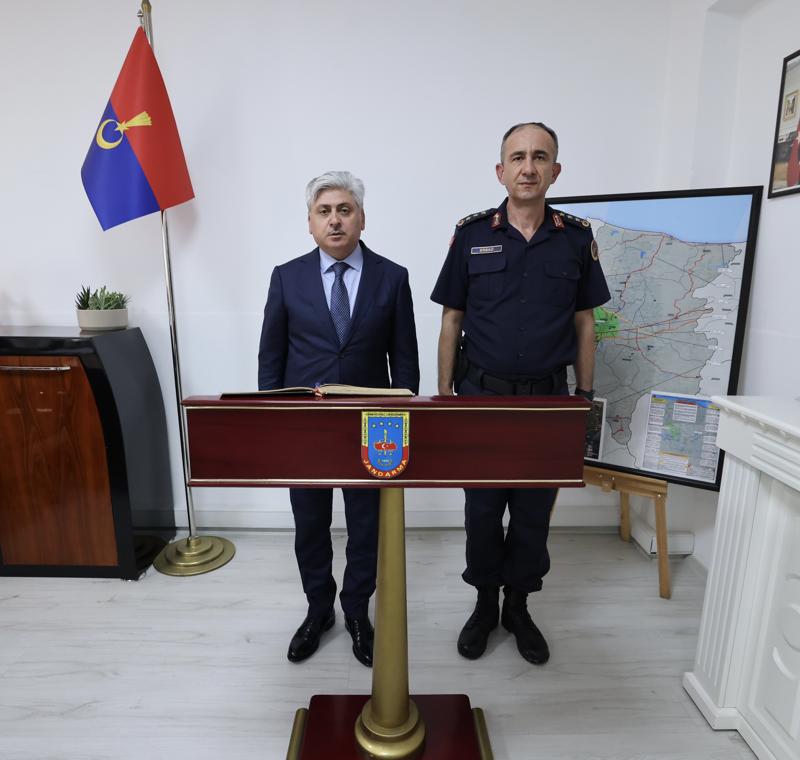 Vali Doğan'dan İl Jandarma Komutanı J. Alb. Hasan Erbağ'a İade-i Ziyaret