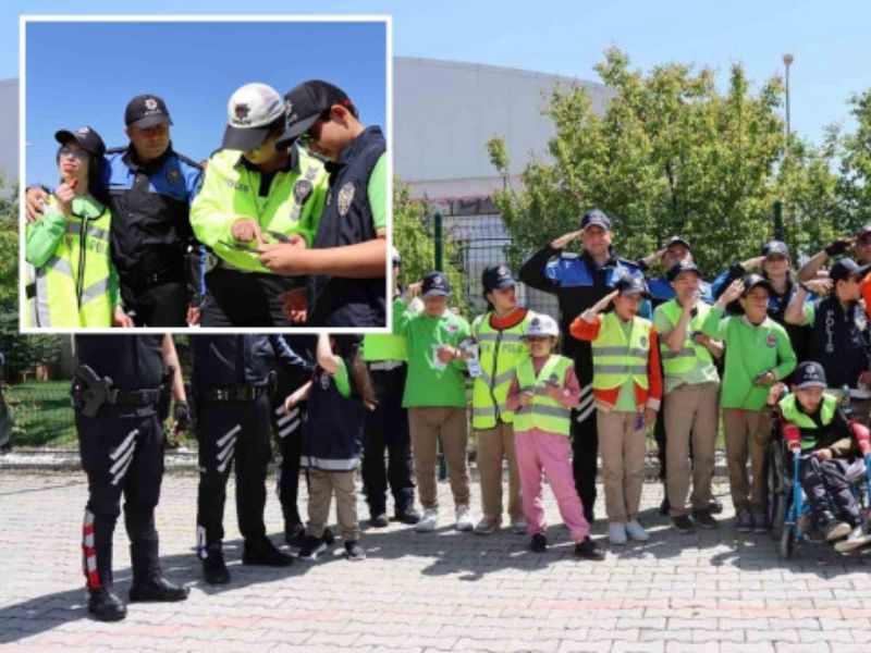 Erzincan'da "10-16 Mayıs Engelliler Haftası" Dolayısıyla Özel Çocukların "Polis" Olma Hayali Gerçek Oldu