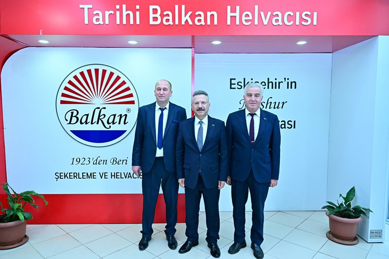 Valimiz Sayın Hüseyin Aksoy, Cumhuriyet ile yaşıt olan Balkan Helva ve Şekerleme firmasını ziyaret etti.