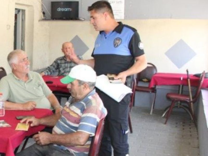 Kırklareli’nde Polis Ekipleri Yaz Aylarında Artış Gösteren Orman ve Anız Yangınlarına Karşı Vatandaşları Bilgilendirdi