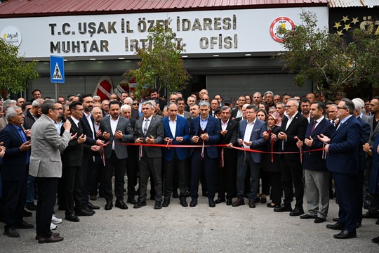 İl Özel İdaresi Muhtar İrtibat Ofisi’nin Açılışı vali Dr. Naci Aktaş Gerçekleştirildi