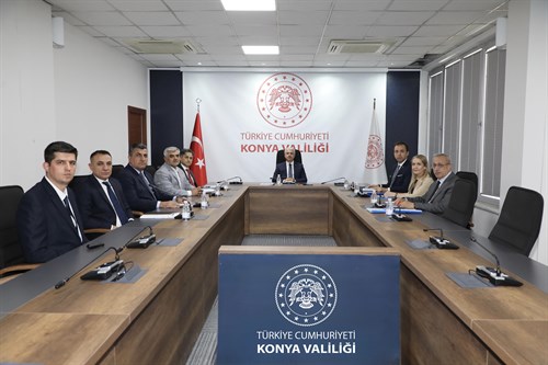 Konya’daki Göletlerle ilgili Değerlendirme Toplantısı Yapıldı