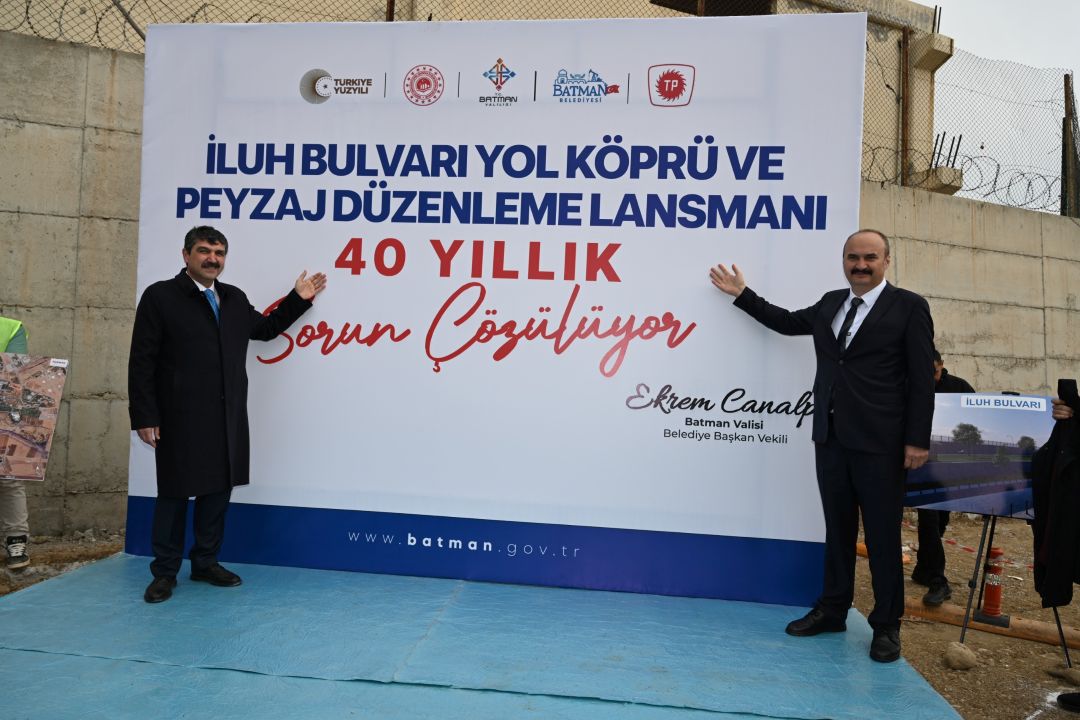 İluh Bulvarı, Yol, Köprü ve Peyzaj Çalışmaları Lansmanı Yapıldı