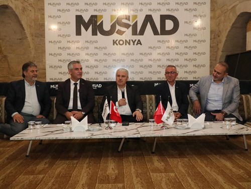 Valimiz İbrahim Akın, MÜSİAD Konya Şube Üyeleriyle Bir Araya Geldi