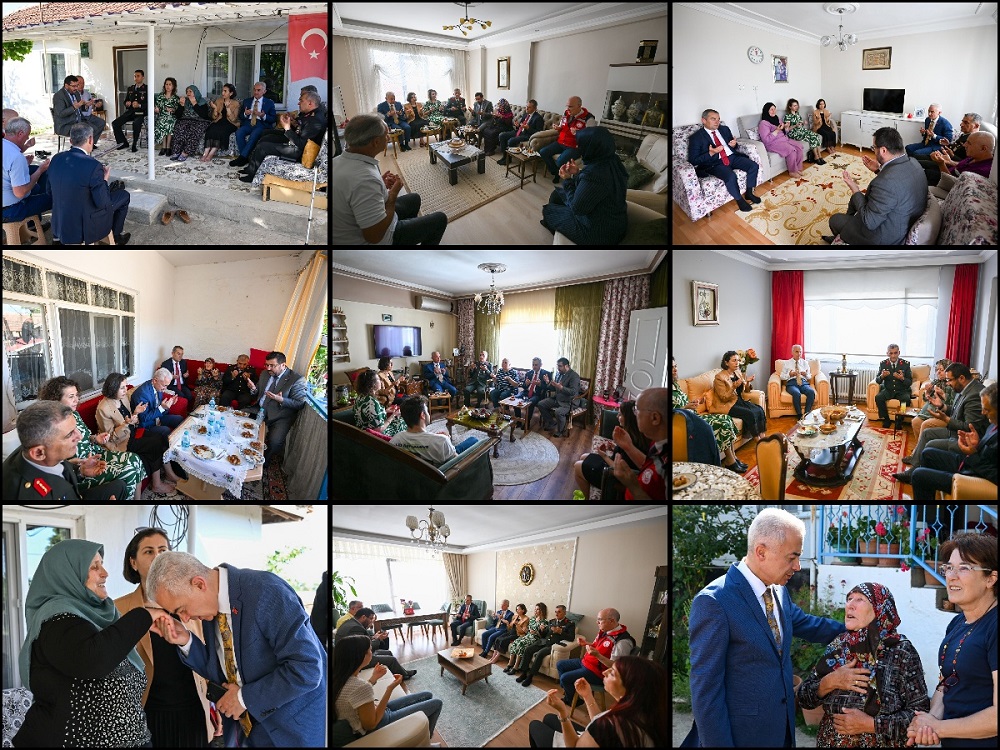 Vali Turan, Kurban Bayramı münasebetiyle Şehit Ailelerimize ziyarette bulundu…