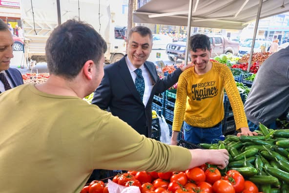 VALİMİZ SAYIN ATİLLA TOROS, YENİŞEHİR İLÇESİ 16. CADDE ÜZERİNDE FAALİYET GÖSTEREN ESNAFLARI ZİYARET ETTİ