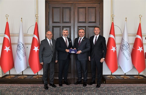 ÇTSO Başkanı Çetin Vali Soytürk’ü Çerkezköy Endüstriyel Fuarı’na Davet Etti